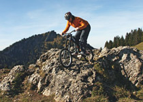 Downhill mit dem Trottibike