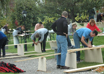 Dragon boat building