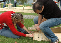 Dragon boat building