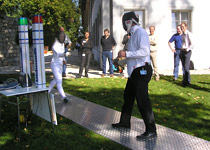 Fencing with a master