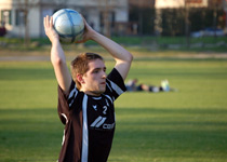 Tournoi de football animé par un modérateur