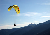 Vol en parapente comme passager