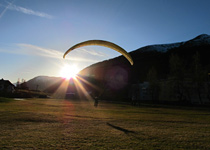 Vol en parapente comme passager