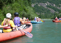 Canoeing in the Ticino