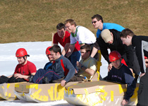 Construction d'une luge en carton