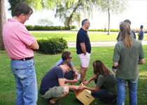 GPS motor boat treasure hunt on Lake Lugano