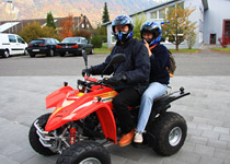 Randonnée en quad dans l'Oberland bernois