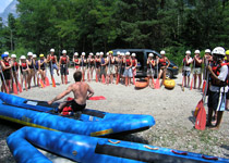 Fun-Rafting im Tessin