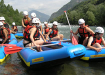 Fun-Rafting im Tessin