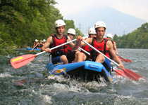 Fun-Rafting au Tessin