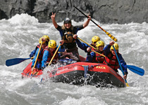 River rafting in Graubünden