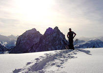 Schneeschuhtour in der Schweiz