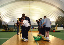 Sportliche Indoor-Plauschspiele