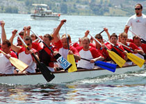 Teamentwicklung im Drachenboot