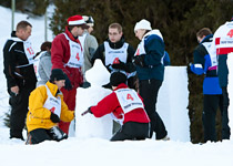 Wintergames in in central Switzerland