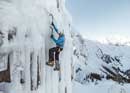 Escalade sur la glace dans l'Oberland bernois