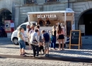 Gelato aus dem Piaggio Porter