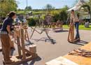 Marché artisanal – essayer d'anciens métiers artisanaux