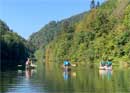 Hiking and canoeing in the Doubs Regional Park