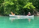 Hiking and canoeing on the Lac de Joux