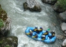 Rafting auf der Saane