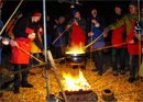 Waldfondue in der Ostschweiz