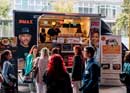 Food truck with poké bowls and ramen soups