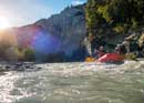 River rafting in the Rhine Gorge