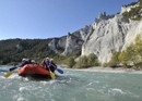 River rafting in the Rhine Gorge