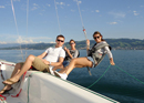 Sailing events on a Swiss lake