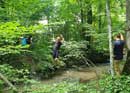 Rope bridge construction