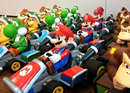 Compétition avec voitures télécommandées Super Mario