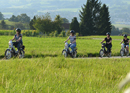 Cyclomoteur tour emmental avec barbecue