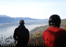 Tour en moto au-dessus du lac de Thoune