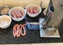 Winterliche Bratwurst herstellen