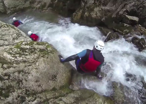 Canyoning in Gruyère