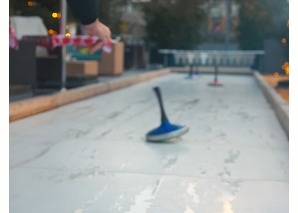 Ice shooting christmas event lucerne