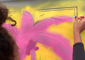 Sprayen nach Zahlen